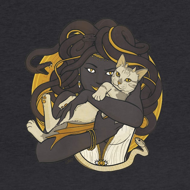 Medusa & Her Chimera by dcamorlinga